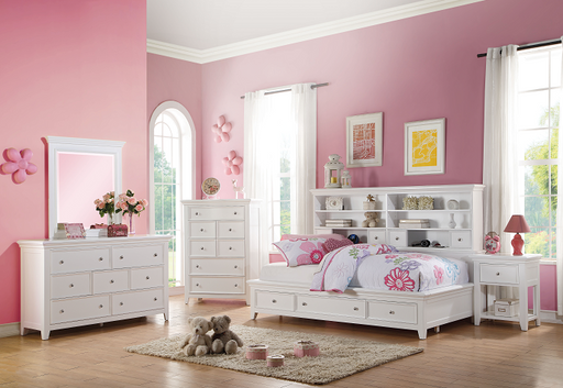 Lacey White Daybed (Twin Size) - Marjories Furniture (Las Vegas, NV)