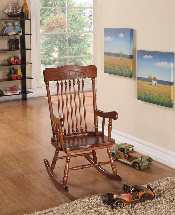 Kloris Tobacco Youth Rocking Chair - Marjories Furniture (Las Vegas, NV)