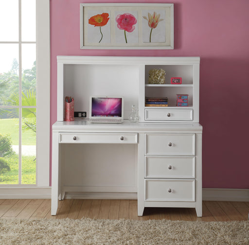 Lacey White Computer Desk - Marjories Furniture (Las Vegas, NV)