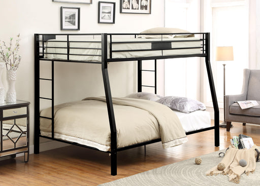 Limbra Sandy Black Full XL/Queen Bunk Bed - Marjories Furniture (Las Vegas, NV)