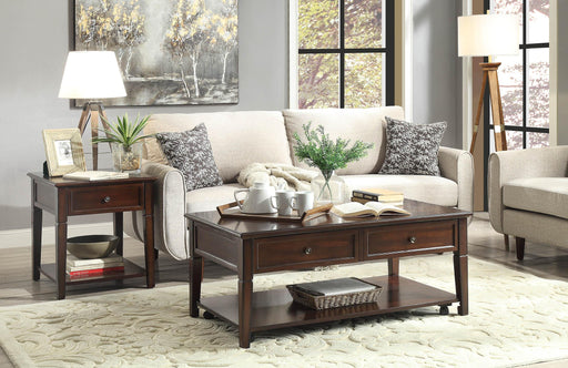 Malachi Walnut Coffee Table - Marjories Furniture (Las Vegas, NV)
