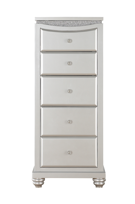 Maverick Platinum Lingerie Chest - Marjories Furniture (Las Vegas, NV)