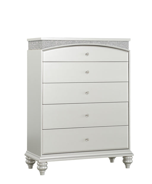 Maverick Platinum Chest - Marjories Furniture (Las Vegas, NV)