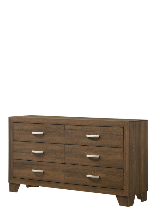 Miquell Oak Dresser - Marjories Furniture (Las Vegas, NV)