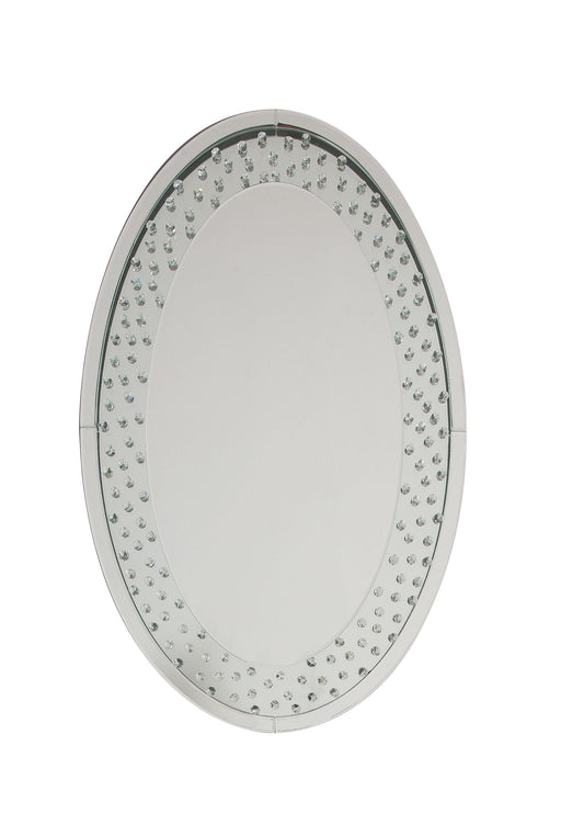 Nysa Mirrored & Faux Crystals Wall Decor - Marjories Furniture (Las Vegas, NV)