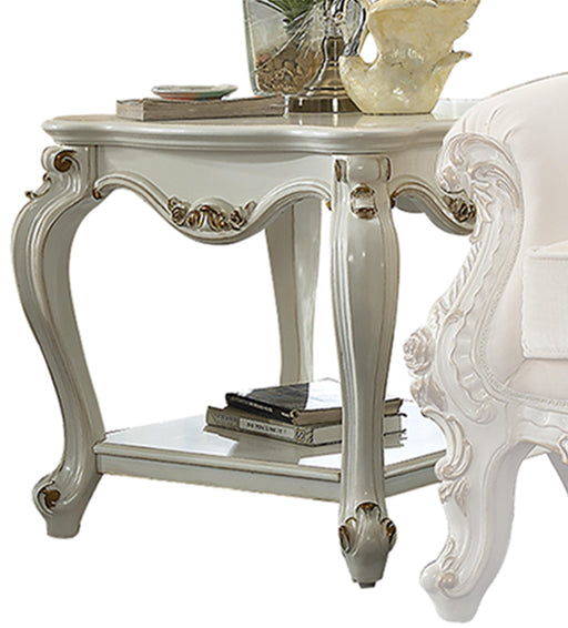 Picardy Antique Pearl End Table - Marjories Furniture (Las Vegas, NV)