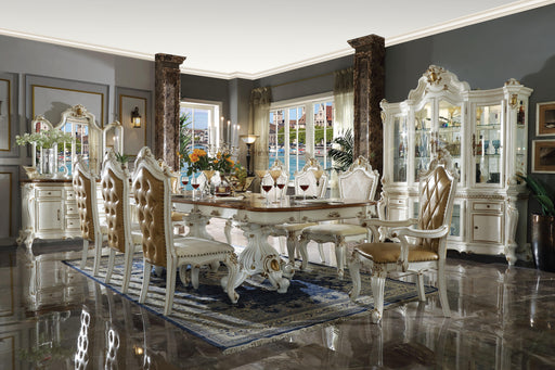 Picardy Antique Pearl & Cherry Oak Dining Table - Marjories Furniture (Las Vegas, NV)
