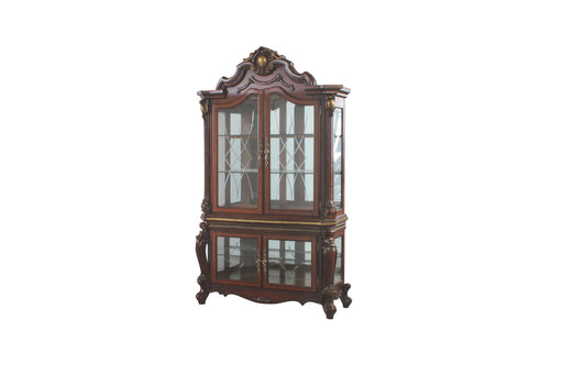 Picardy Cherry Oak Curio Cabinet - Marjories Furniture (Las Vegas, NV)