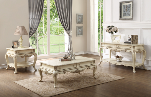 Ragenardus Antique White Coffee Table - Marjories Furniture (Las Vegas, NV)
