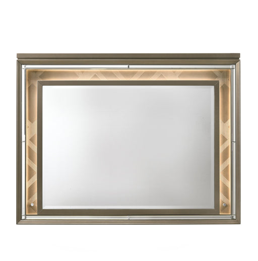 Skylar LED & Dark Champagne Mirror w/LED - Marjories Furniture (Las Vegas, NV)