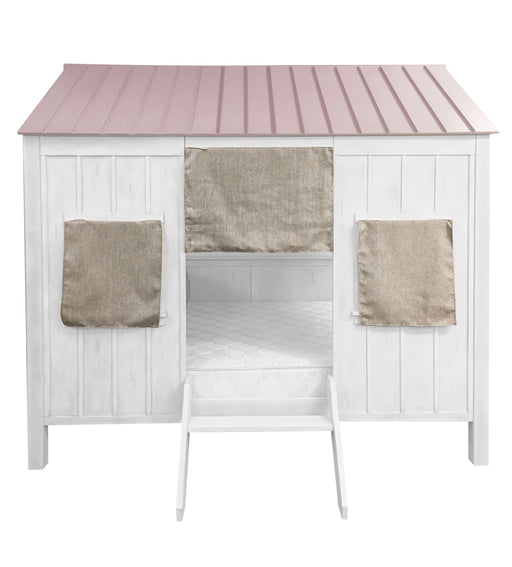 Spring Cottage White & Pink Full Bed - Marjories Furniture (Las Vegas, NV)