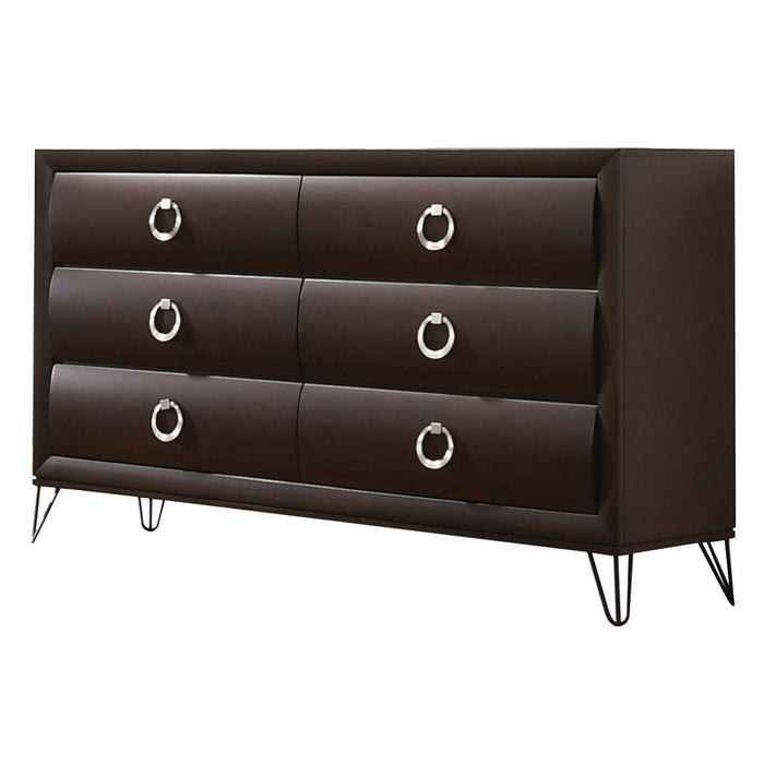 Tablita Dark Merlot Dresser - Marjories Furniture (Las Vegas, NV)