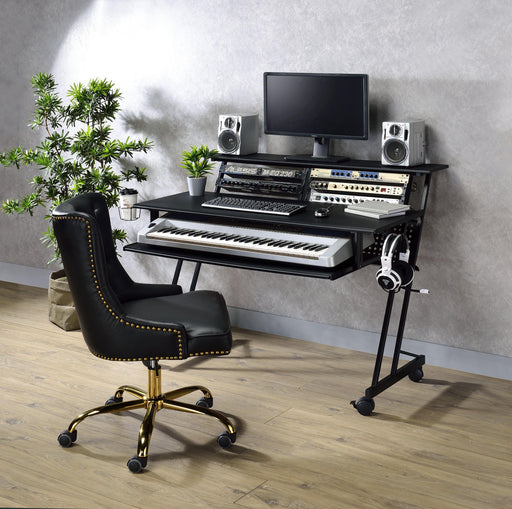 Suitor Black Computer Desk - Marjories Furniture (Las Vegas, NV)