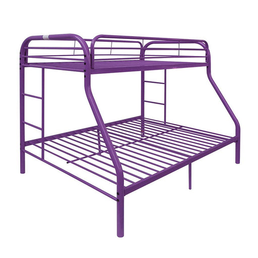 Tritan Purple Bunk Bed (Twin/Full) - Marjories Furniture (Las Vegas, NV)