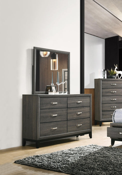 Valdemar Weathered Gray Dresser - Marjories Furniture (Las Vegas, NV)