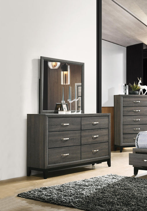 Valdemar Weathered Gray Dresser - Marjories Furniture (Las Vegas, NV)