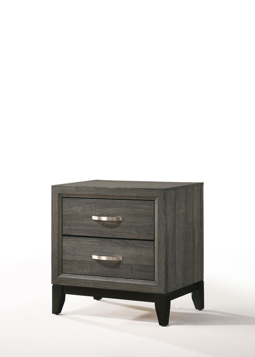 Valdemar Weathered Gray Nightstand - Marjories Furniture (Las Vegas, NV)