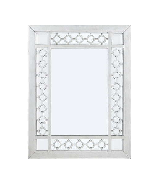 Varian Mirrored & Antique Platinum Mirror - Marjories Furniture (Las Vegas, NV)