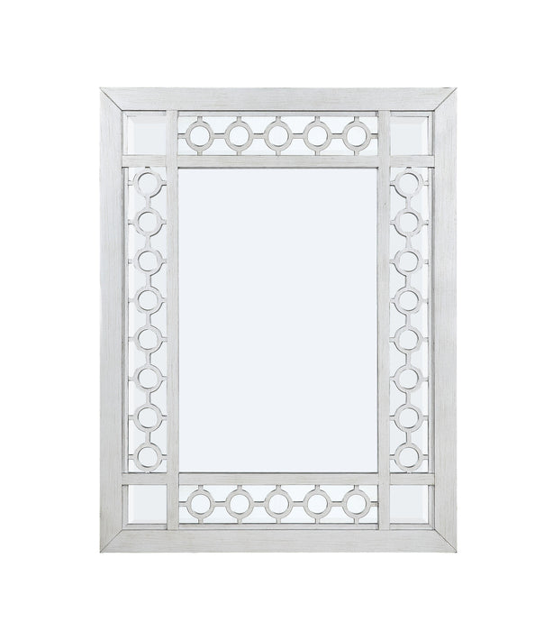 Varian Mirrored & Antique Platinum Mirror - Marjories Furniture (Las Vegas, NV)