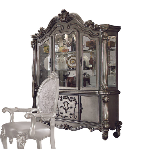Versailles Antique Platinum Hutch & Buffet - Marjories Furniture (Las Vegas, NV)