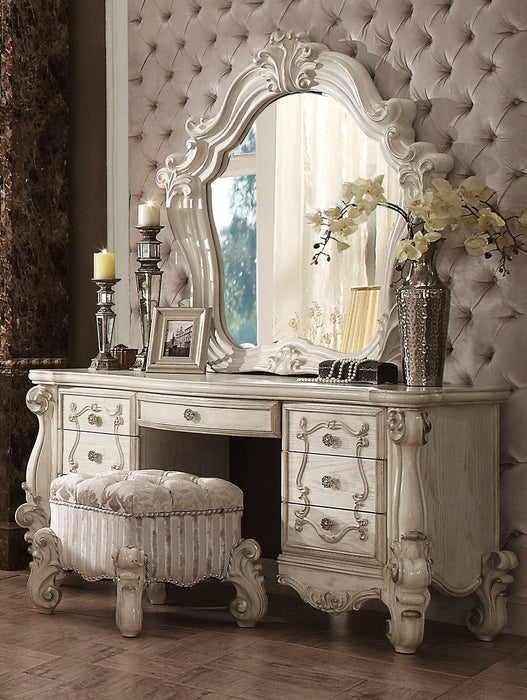 Versailles Bone White Mirror - Marjories Furniture (Las Vegas, NV)