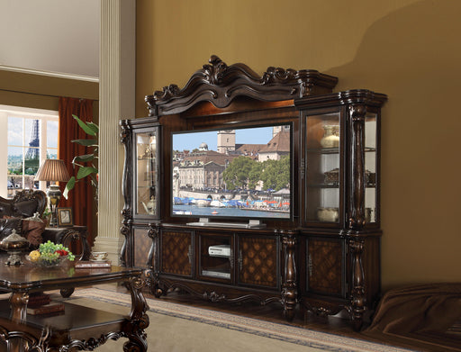 Versailles Cherry Oak Entertainment Center (Side Piers & Bridge) - Marjories Furniture (Las Vegas, NV)