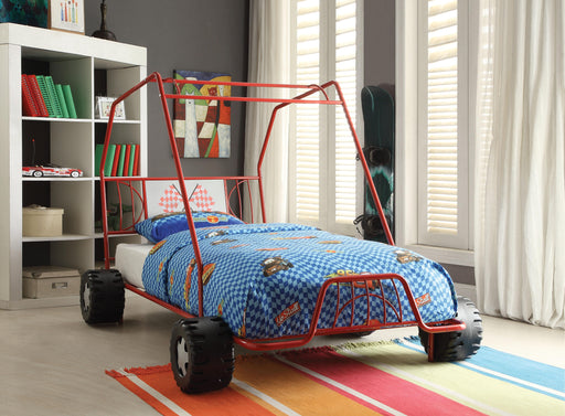 Xander Red Go Kart Twin Bed - Marjories Furniture (Las Vegas, NV)