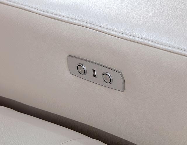 ABBERTON Power Loveseat, Beige - Marjories Furniture (Las Vegas, NV)