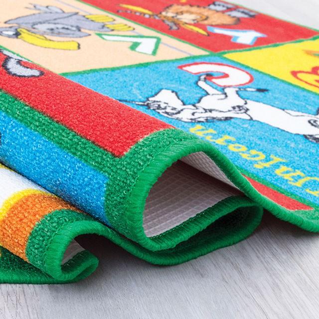 ABBEY Red & Multi 5' X 8' Area Rug - Marjories Furniture (Las Vegas, NV)