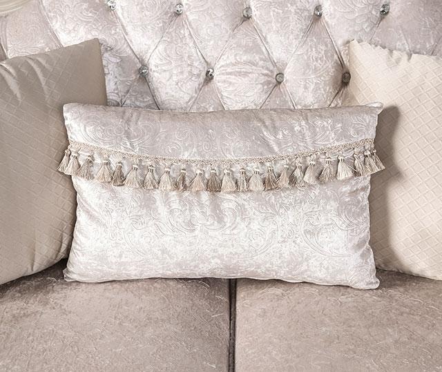 Acapulco White & Espresso Loveseat - Marjories Furniture (Las Vegas, NV)