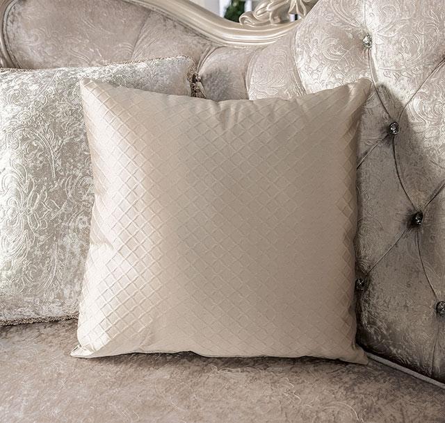 Acapulco White & Espresso Sofa - Marjories Furniture (Las Vegas, NV)