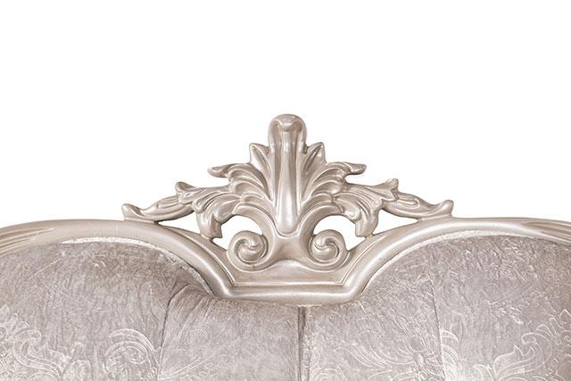 Acapulco White & Espresso Sofa - Marjories Furniture (Las Vegas, NV)
