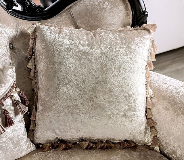 Acapulco White & Espresso Loveseat - Marjories Furniture (Las Vegas, NV)