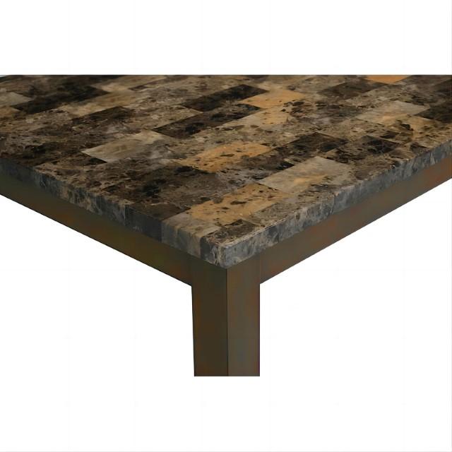 Adia 7 Pc Dinning Table Set Grey & Brown - Marjories Furniture (Las Vegas, NV)