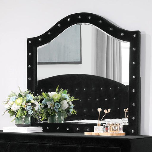ZOHAR Mirror, Black - Marjories Furniture (Las Vegas, NV)