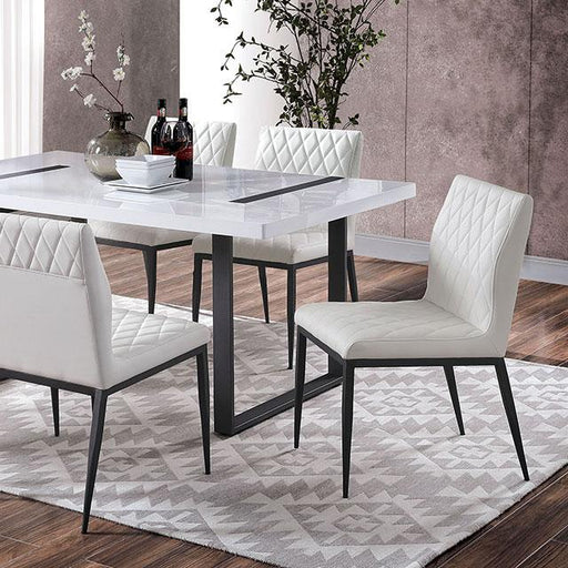 Alessia 7 Pc Dining Table Set - Marjories Furniture (Las Vegas, NV)