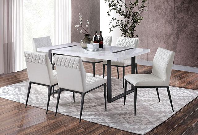 ALESSIA Dining Table - Marjories Furniture (Las Vegas, NV)
