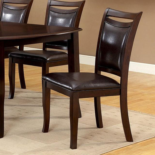 Woodside Dark Cherry/Espresso Side Chair (2/CTN) - Marjories Furniture (Las Vegas, NV)
