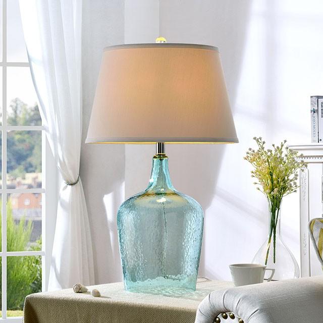 Alex Blue 27"H Table Lamp - Marjories Furniture (Las Vegas, NV)