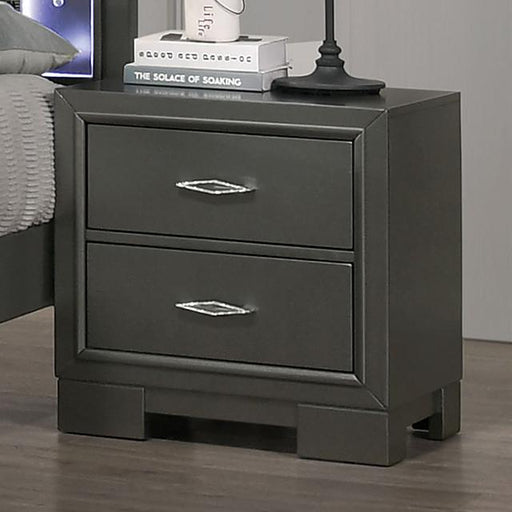 ALISON Night Stand, Dark Walnut - Marjories Furniture (Las Vegas, NV)