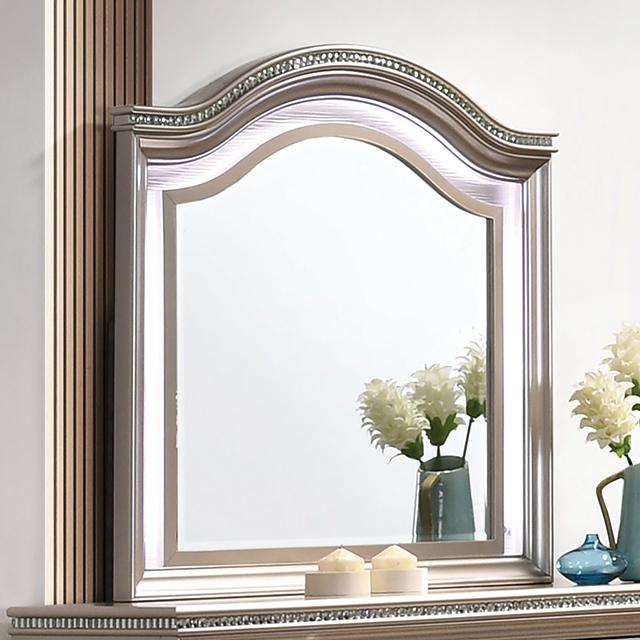 ALLIE Mirror Beige & Rose Gold - Marjories Furniture (Las Vegas, NV)