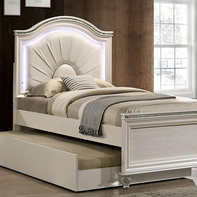ALLIE Twin & Full Rose Gold Bed - Marjories Furniture (Las Vegas, NV)