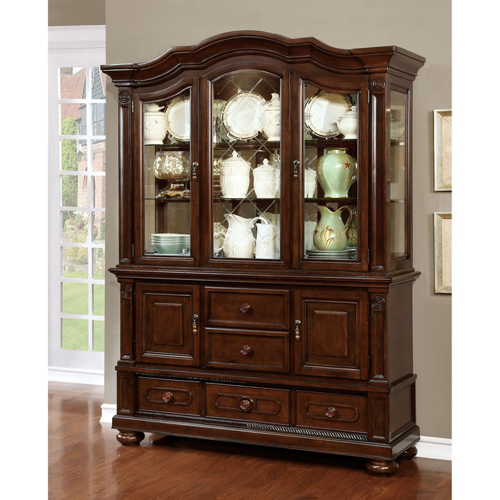 Alpena Brown Cherry Hutch & Buffet - Marjories Furniture (Las Vegas, NV)