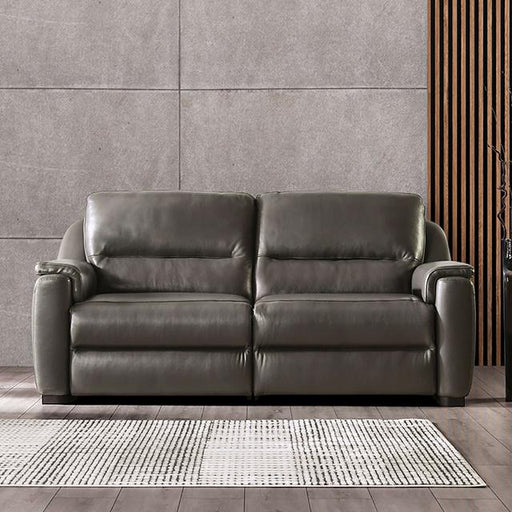 ALTAMURA Power Sofa, Gray & Beige - Marjories Furniture (Las Vegas, NV)