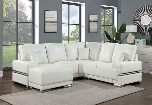 ALTHEA Sectional, White - Marjories Furniture (Las Vegas, NV)