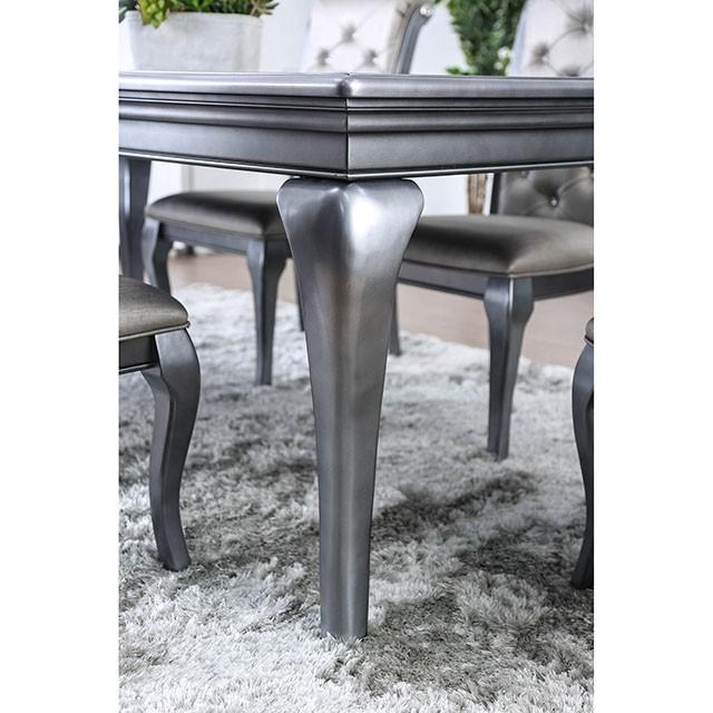 Amina Gray Dining Table - Marjories Furniture (Las Vegas, NV)