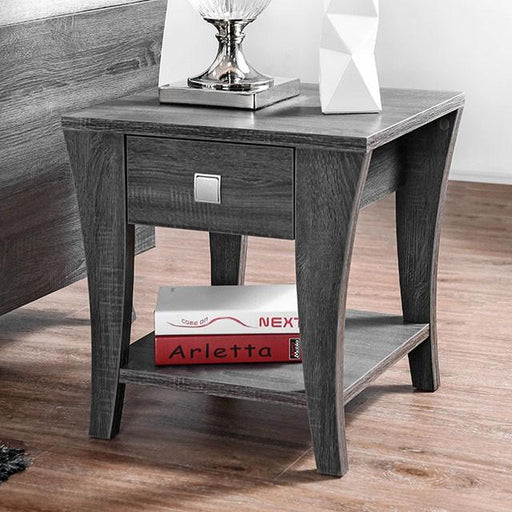 Amity Gray End Table - Marjories Furniture (Las Vegas, NV)