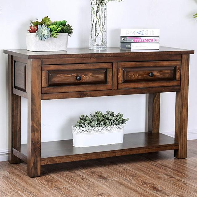 Annabel Walnut Sofa Table - Marjories Furniture (Las Vegas, NV)