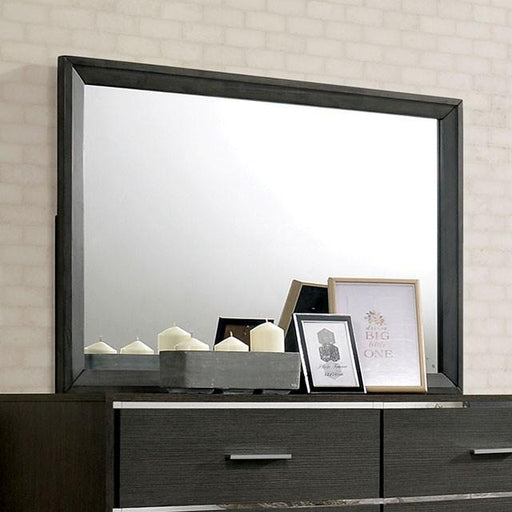 Camryn Warm Gray Mirror - Marjories Furniture (Las Vegas, NV)