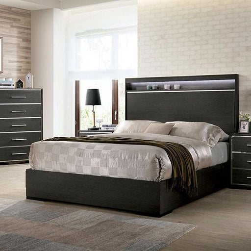 Camryn Warm Gray E.King & Queen Bed - Marjories Furniture (Las Vegas, NV)